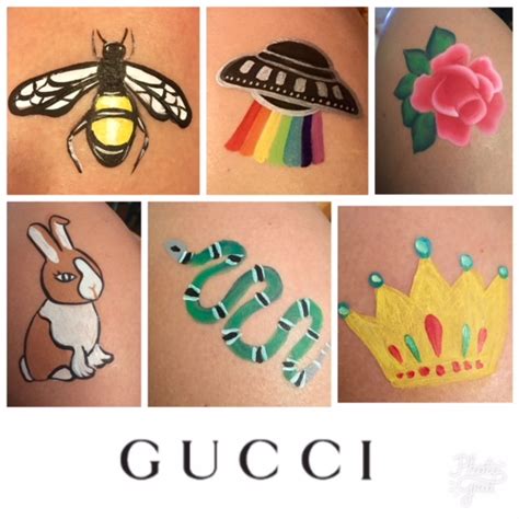 gucci face paint